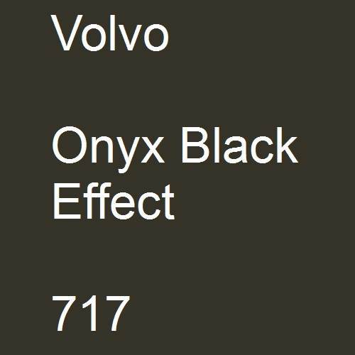 Volvo, Onyx Black Effect, 717.